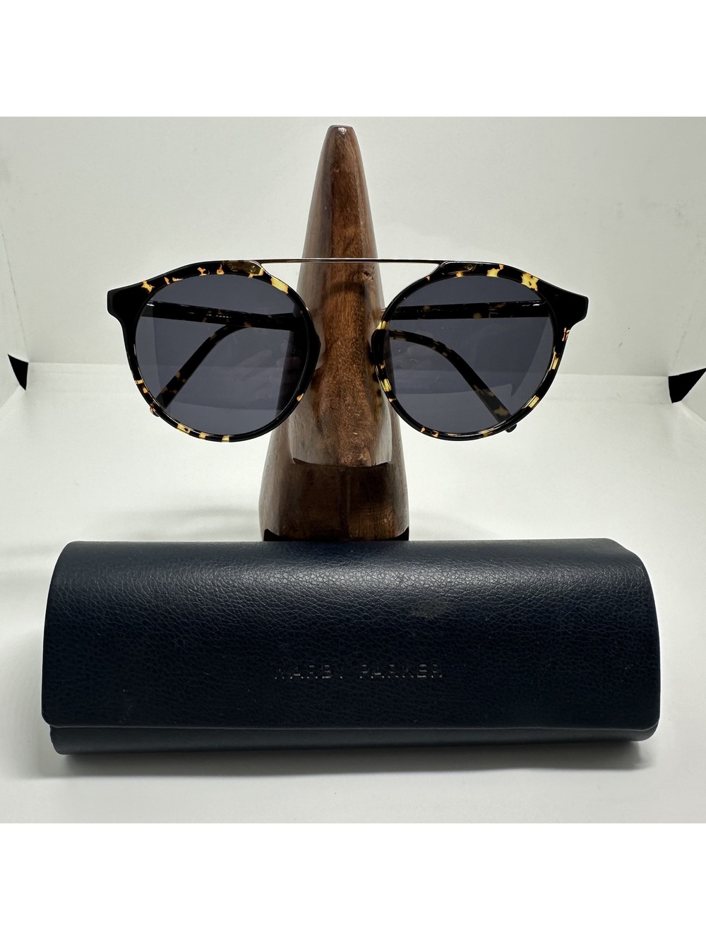 Warby Parker Cooper Tortoise Frame Sunglasses with Dark Lenses